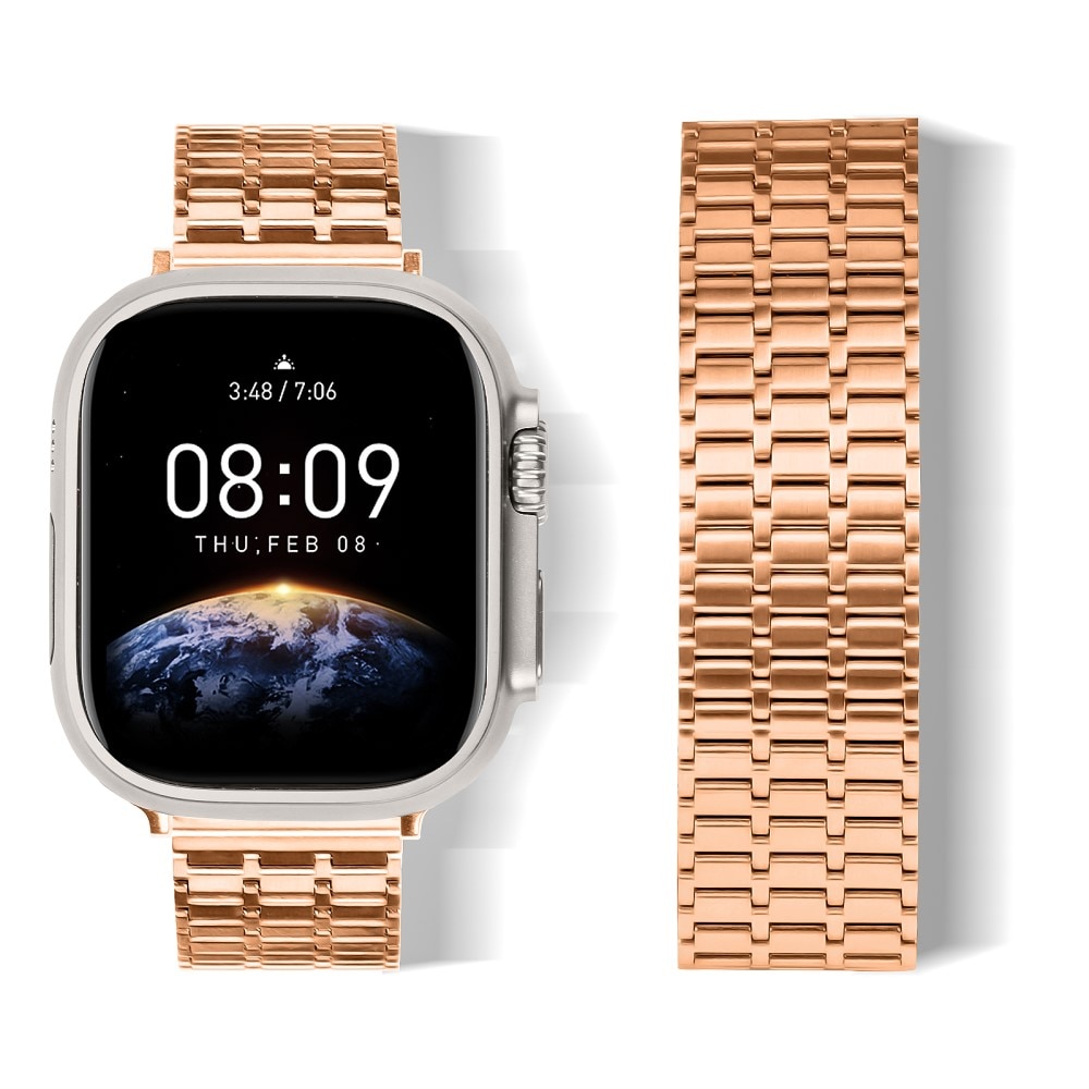 Apple Watch 45mm Series 9 Business Magnetic Band Rose Gold