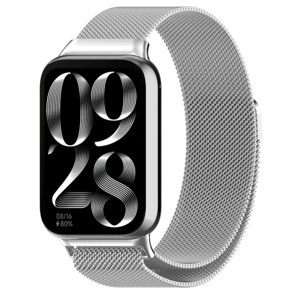 Xiaomi Smart Band 8 Pro Milanese Loop Band Silver