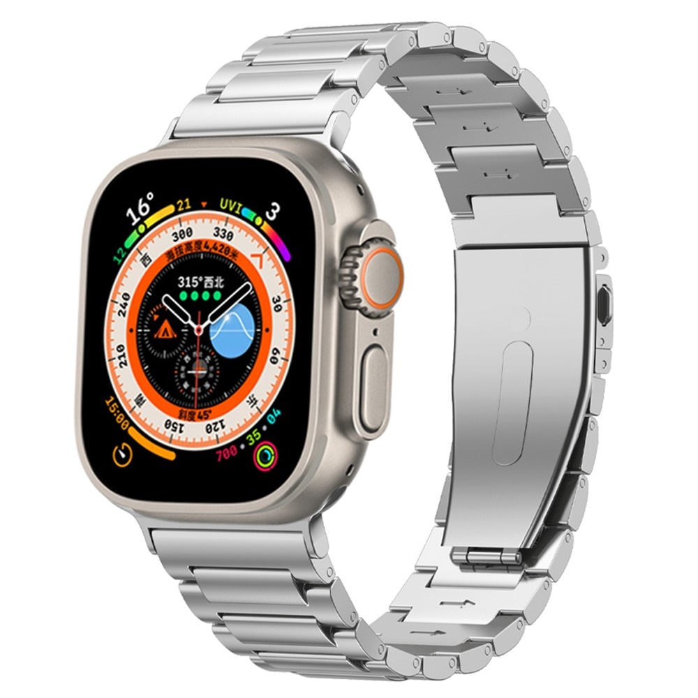 Apple Watch SE 44mm Titanium Band Silver