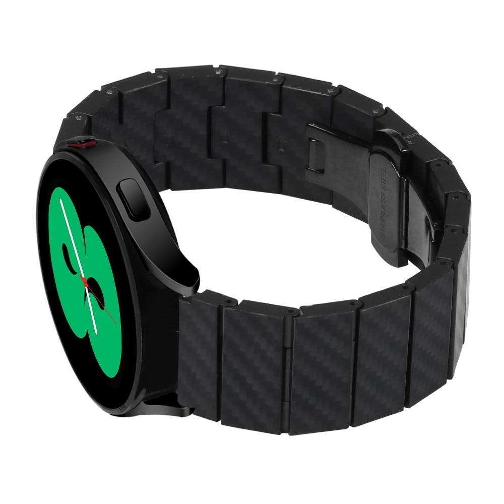 Universal 20mm Link Bracelet Carbon Fiber Black