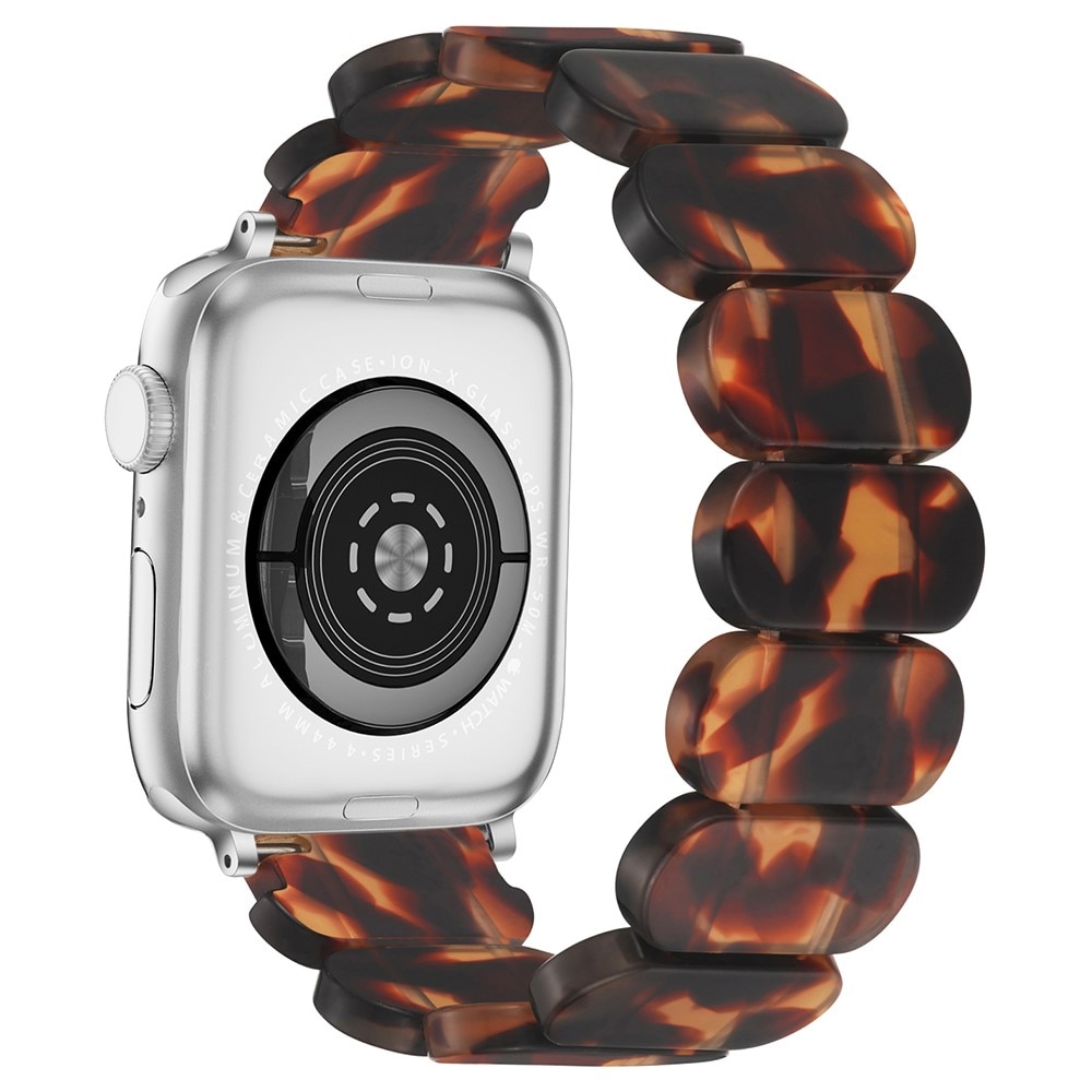 Apple Watch 45mm Series 8 Elastic Resin Band Brown