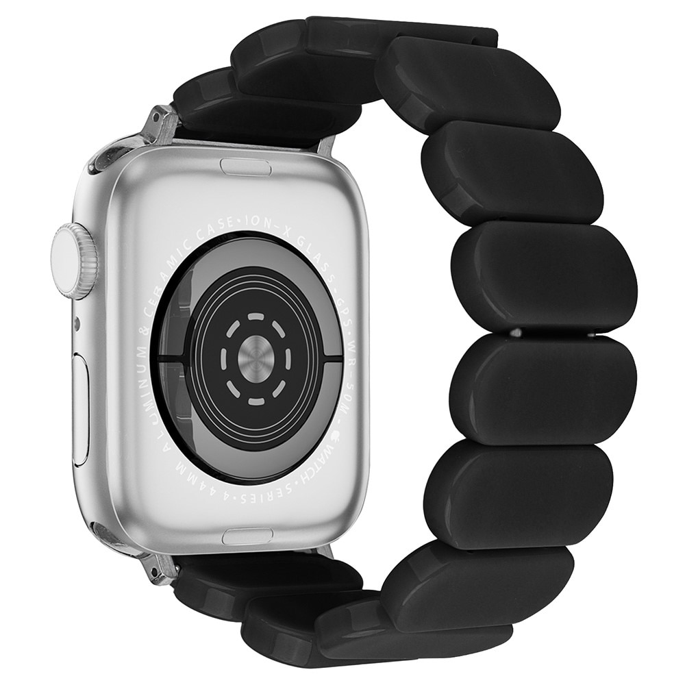Apple Watch 44mm Elastic Resin Band Black