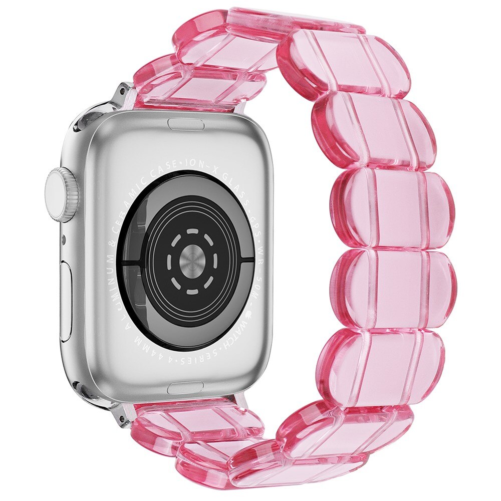 Apple Watch 45mm Series 8 Elastic Resin Band Pink