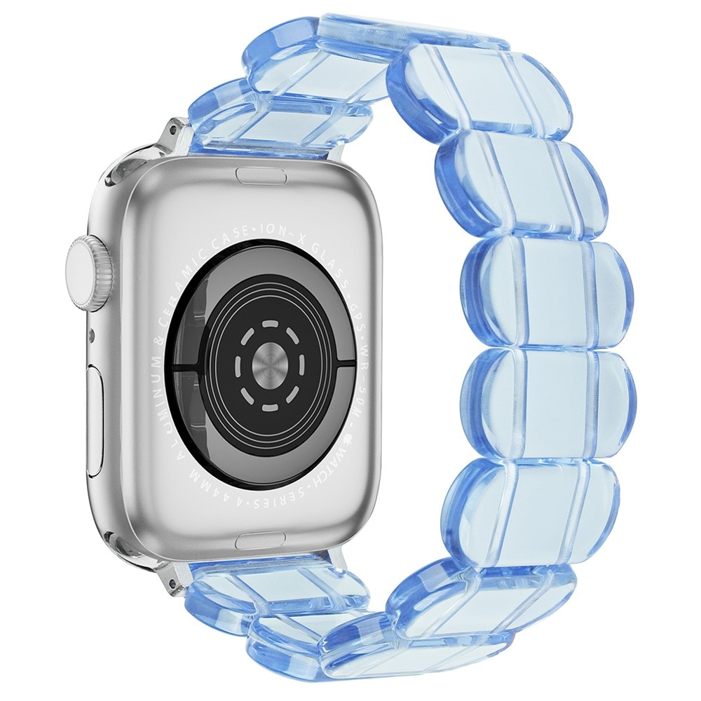 Apple Watch 45mm Series 8 Elastic Resin Band Blue