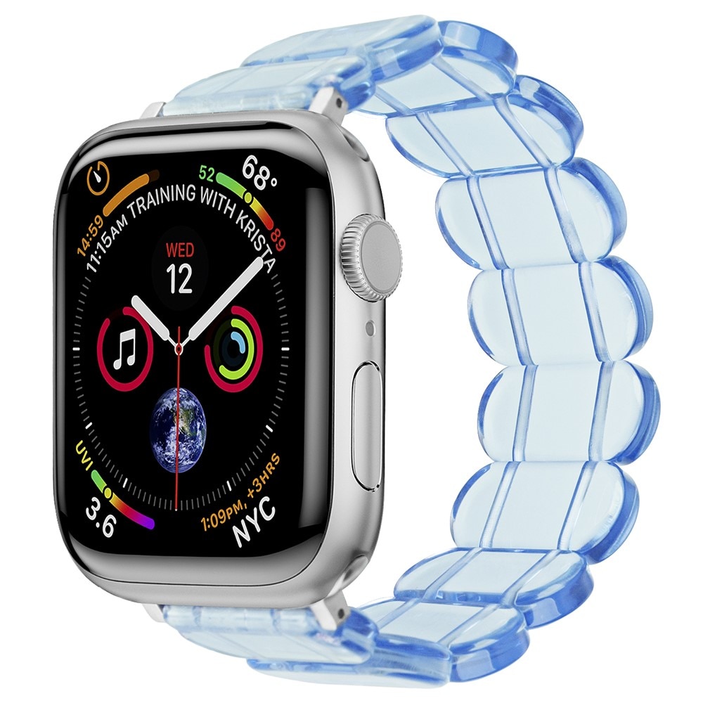 Apple Watch 44mm Elastic Resin Band Blue