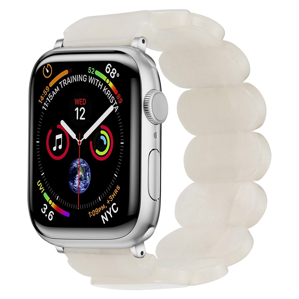 Apple Watch 41mm Series 7 Elastic Resin Band White