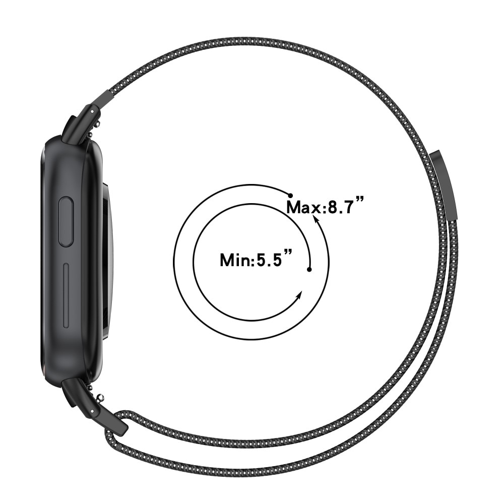 Honor Watch 4 Milanese Loop Band Black