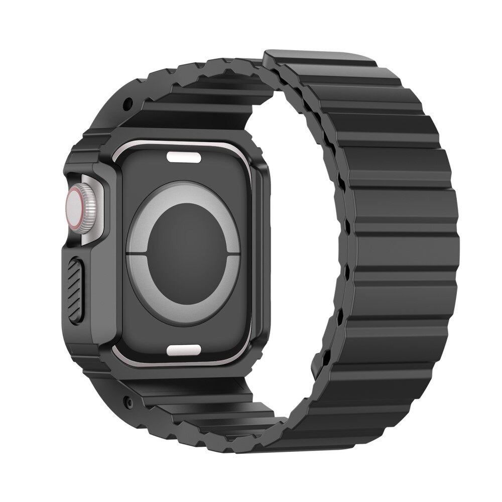 Apple Watch SE 40mm OA Series Silicone Band with Case Black