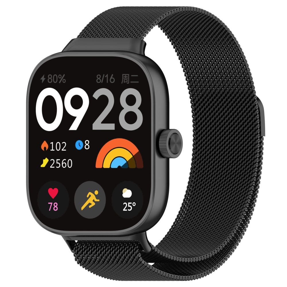 Xiaomi Redmi Watch 4 Milanese Loop Band Black