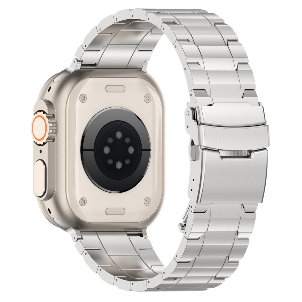 Apple Watch SE 44mm Elevate Titanium Band Silver