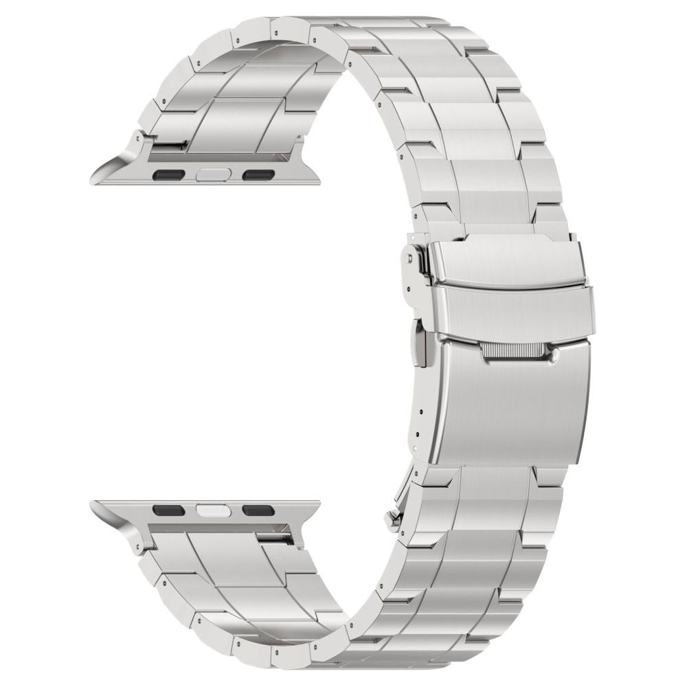 Apple Watch 41mm Series 9 Elevate Titanium Band Silver
