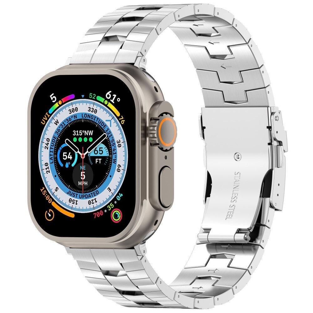 Apple Watch 41mm Series 8 Race Titanium Band Silver