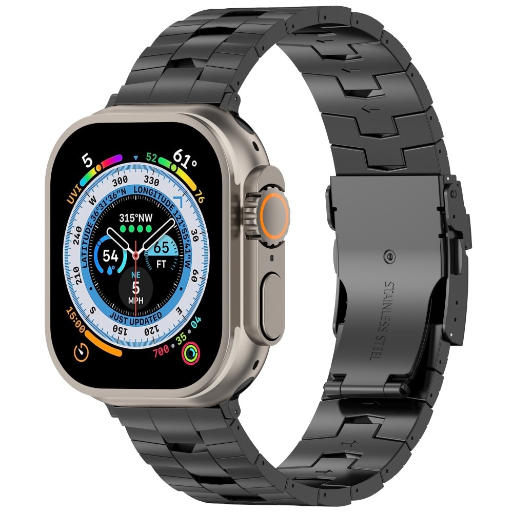 Apple Watch SE 44mm Race Titanium Band Black
