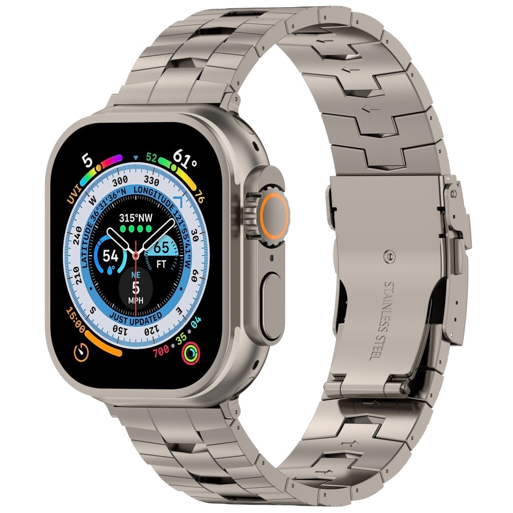 Apple Watch Ultra 2 49mm Race Titanium Band Grey