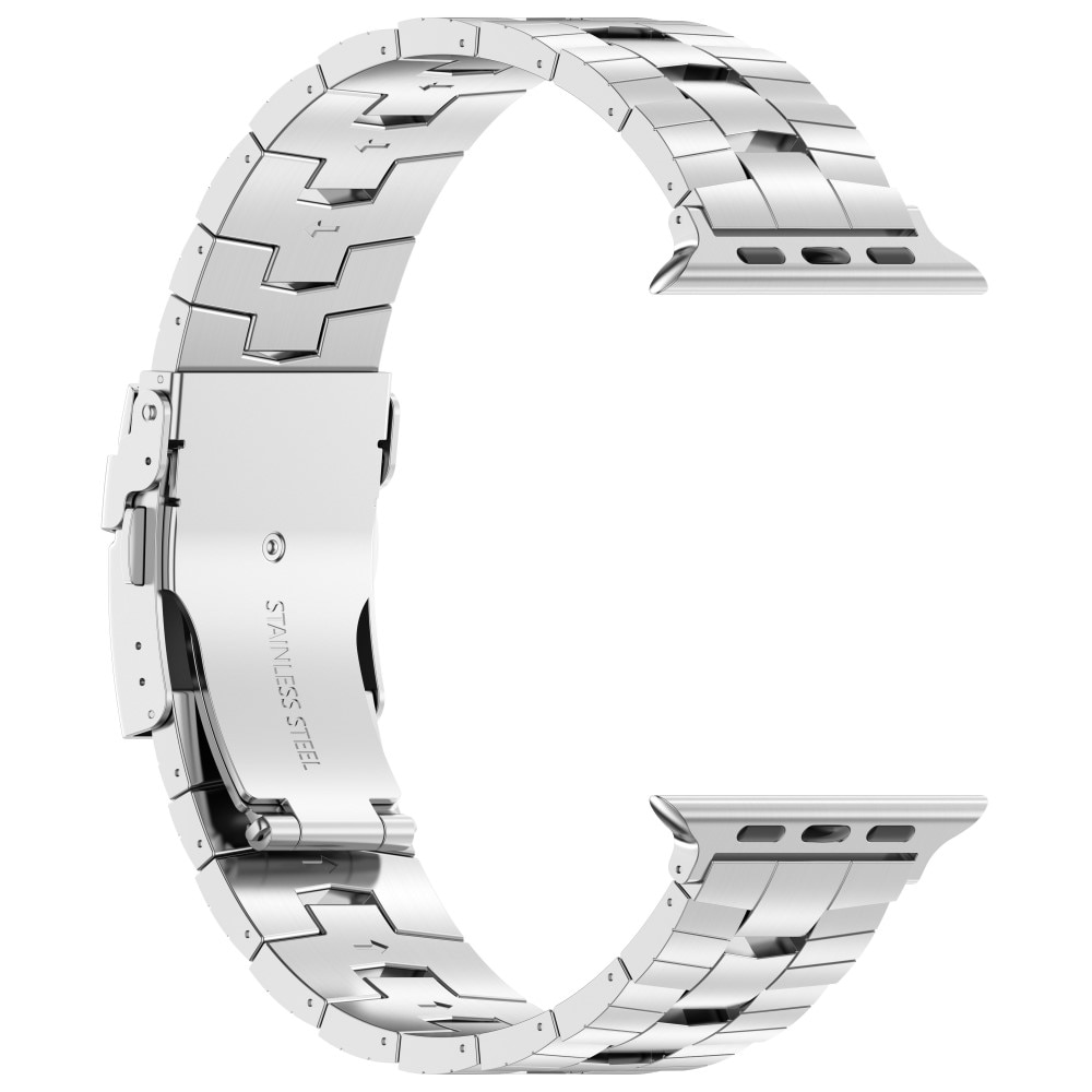 Apple Watch SE 44mm Race Titanium Band Silver