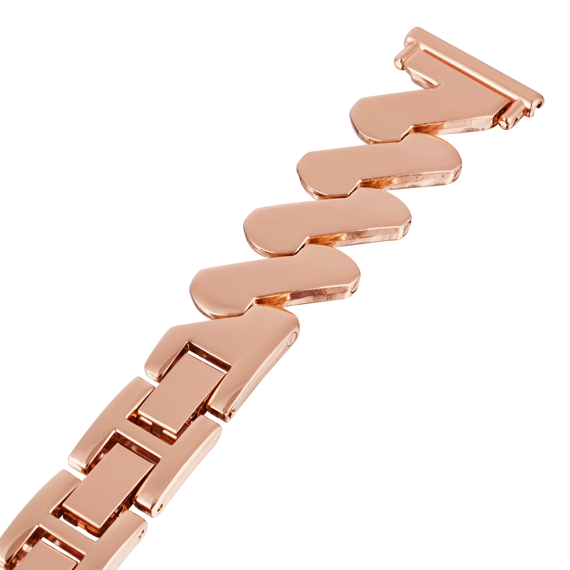 Garmin Vivoactive 4s Wavy Metal Bracelet Rose Gold