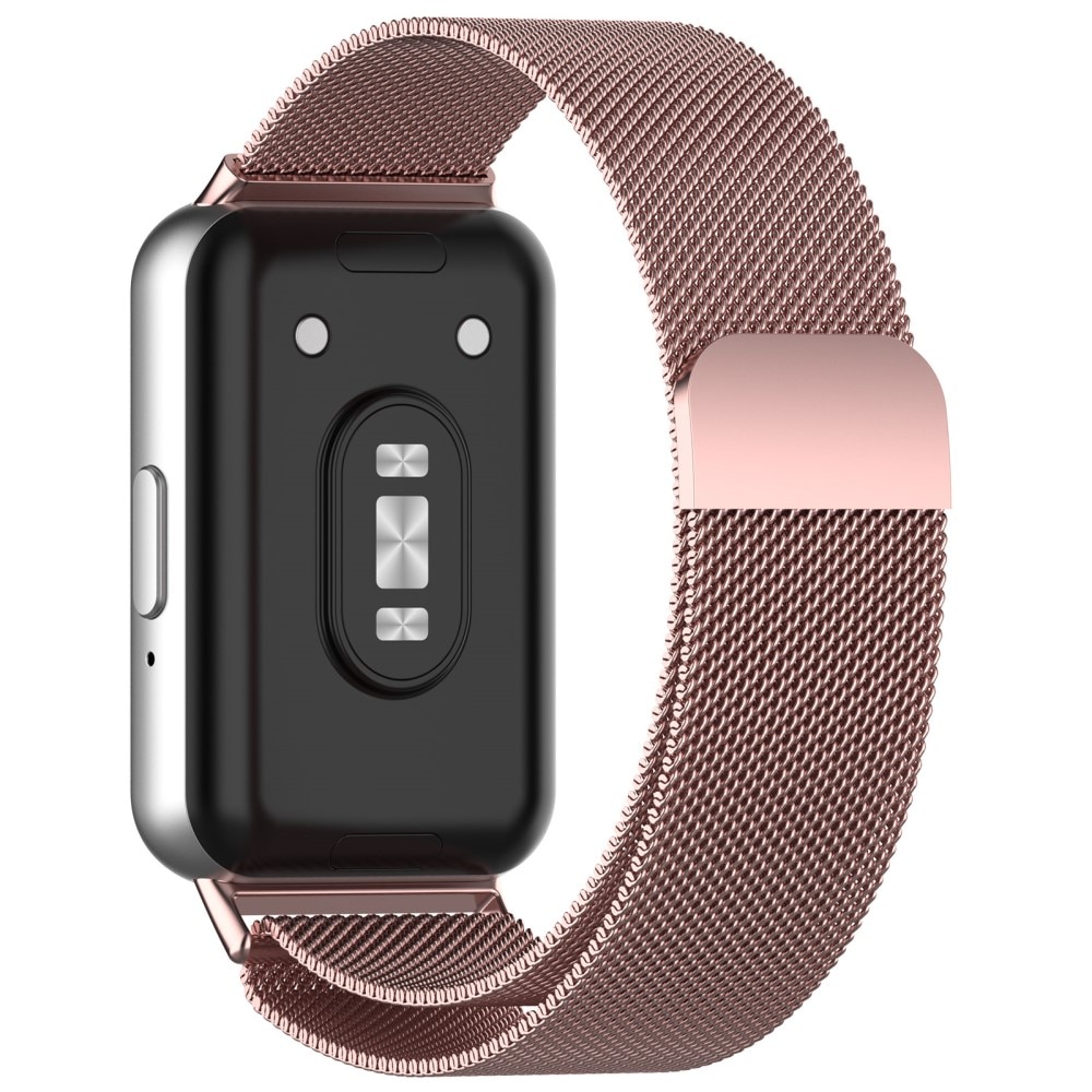 Samsung Galaxy Fit 3 Milanese Loop Band Pink Gold