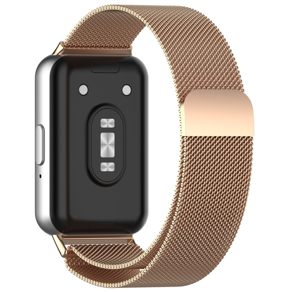 Samsung Galaxy Fit 3 Milanese Loop Band Rose Gold