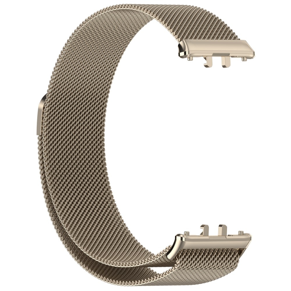 Samsung Galaxy Fit 3 Milanese Loop Band Champagne Gold