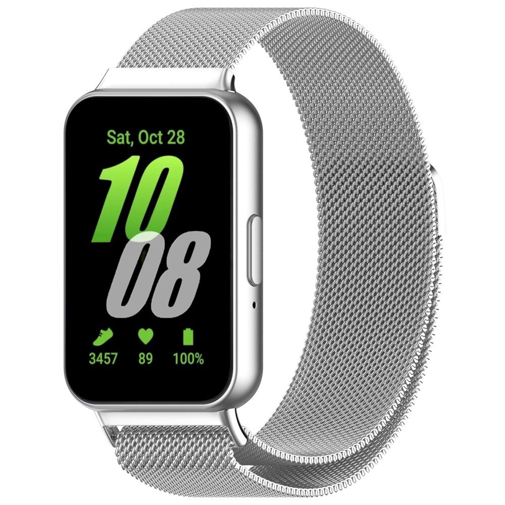 Samsung Galaxy Fit 3 Milanese Loop Band Silver