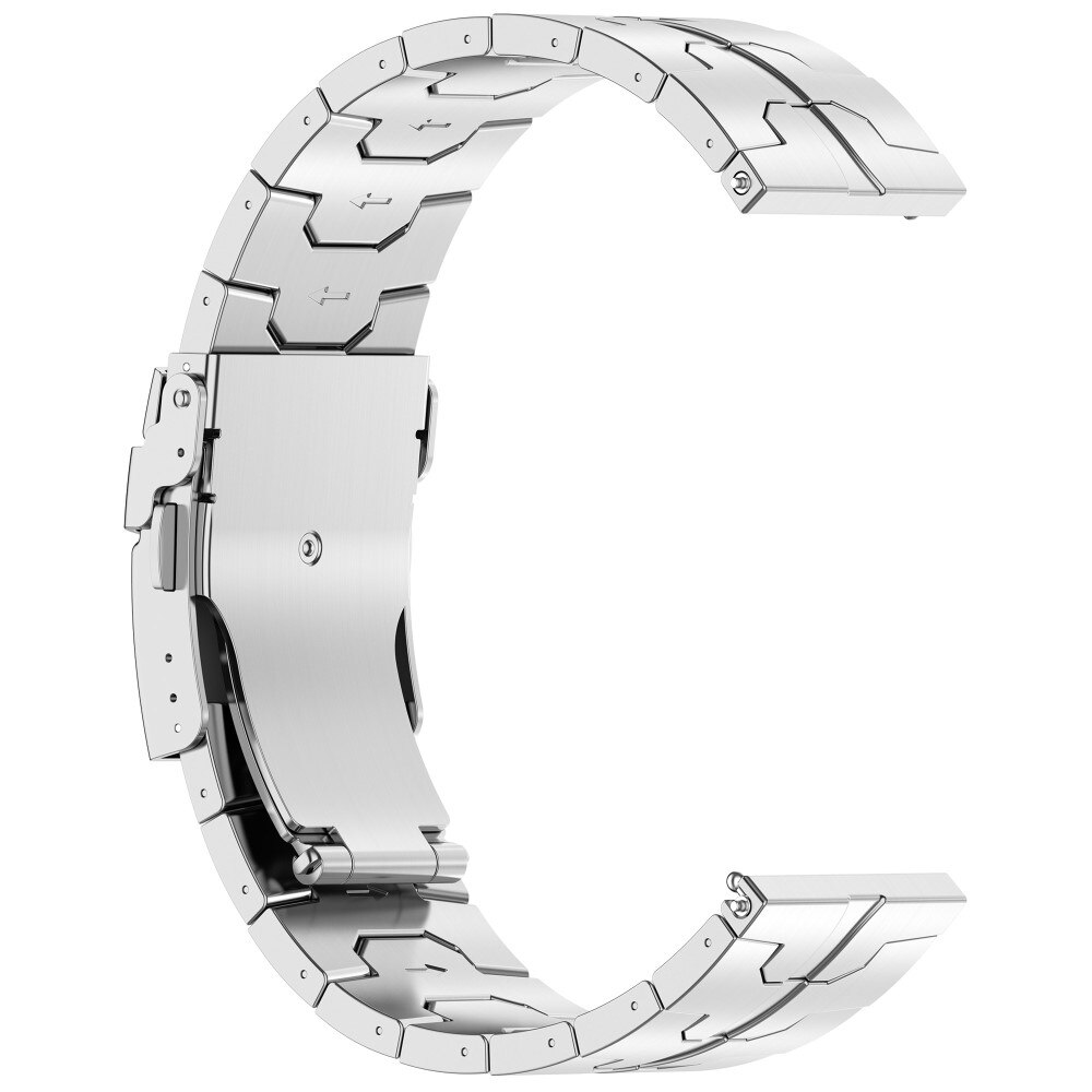 Universal 22mm Race Titanium Bracelet Silver