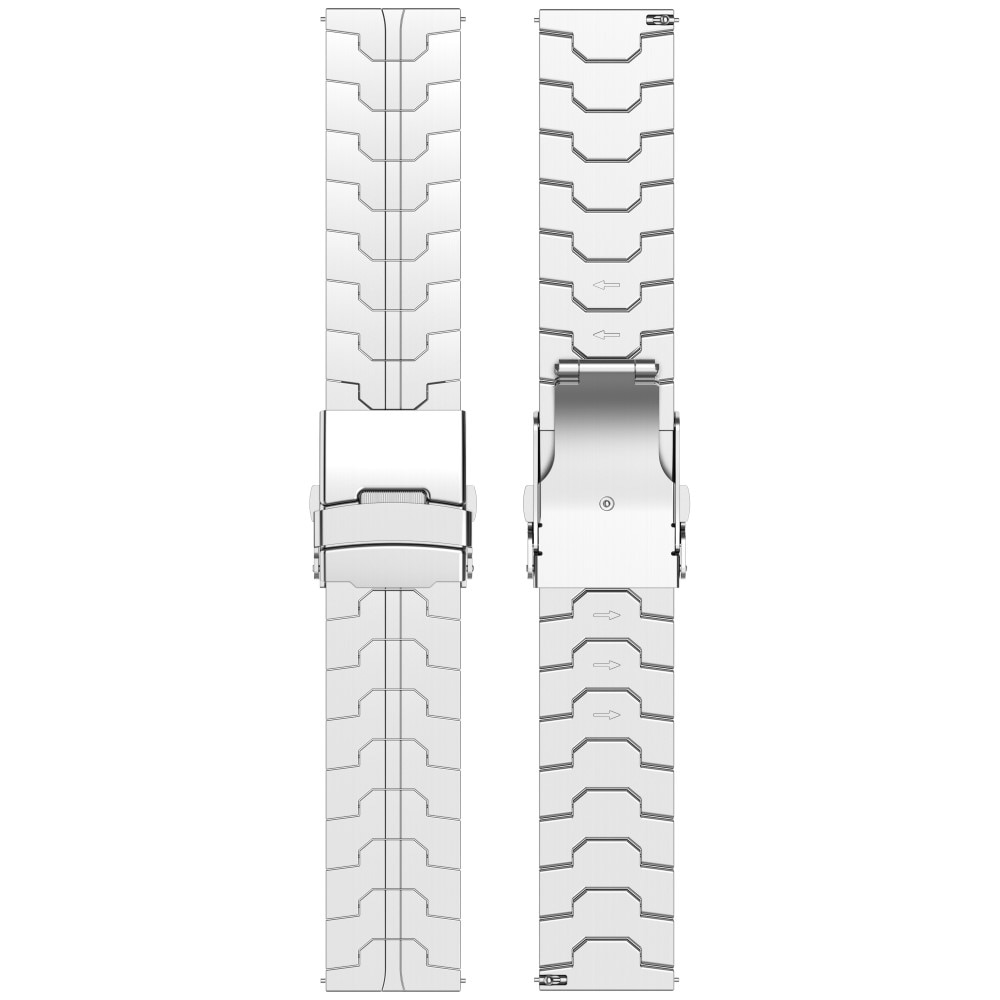 Universal 22mm Race Titanium Band Silver