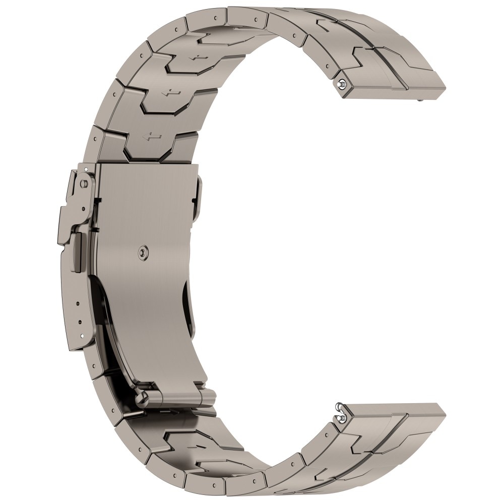 Universal 22mm Race Titanium Bracelet Grey