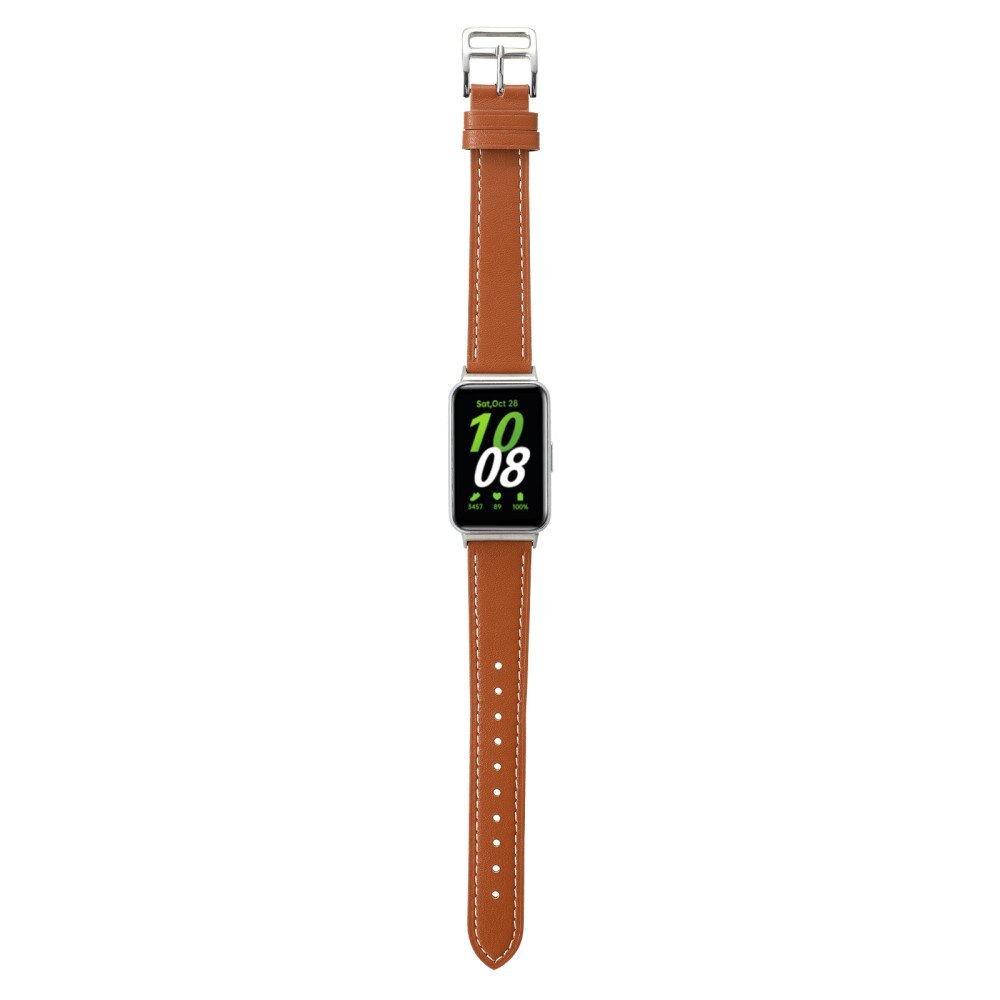 Samsung Galaxy Fit 3 Leather Strap Brown