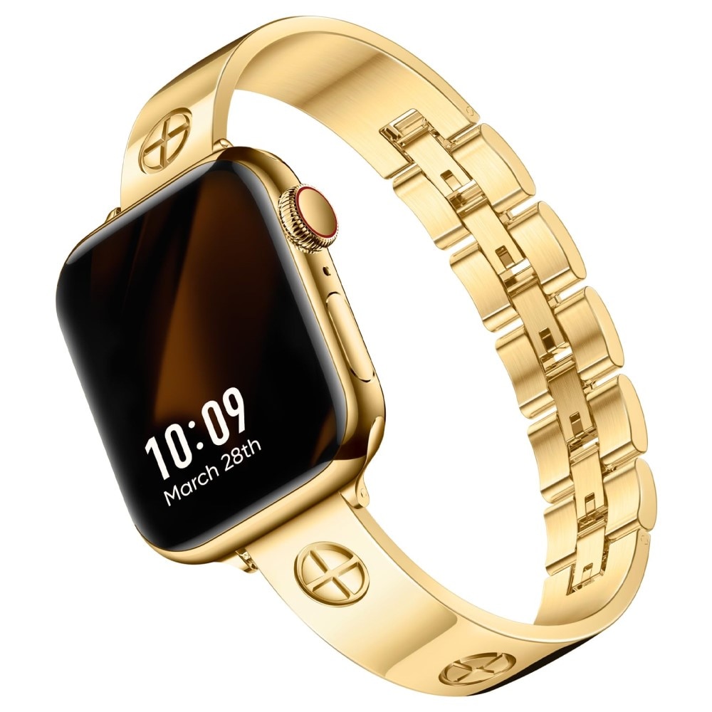 Apple Watch 41mm Series 9 Bangle Cross Bracelet Gold