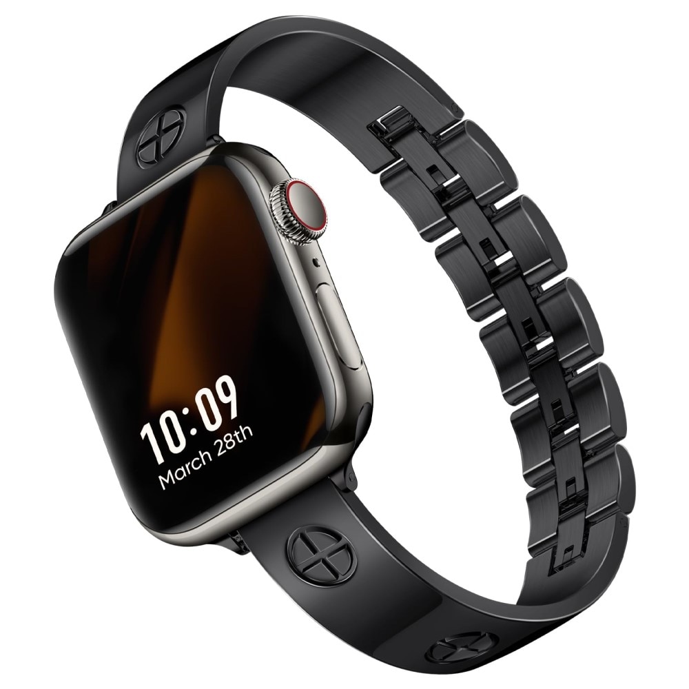 Apple Watch 38mm Bangle Cross Bracelet Black