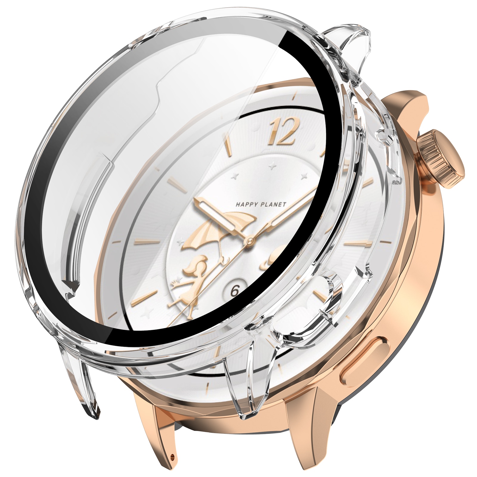  OnePlus Watch 3 43mm Full Cover Case Transparent