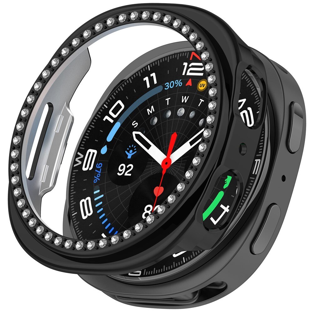 Samsung Galaxy Watch 8 40mm Rhinestone Case Black