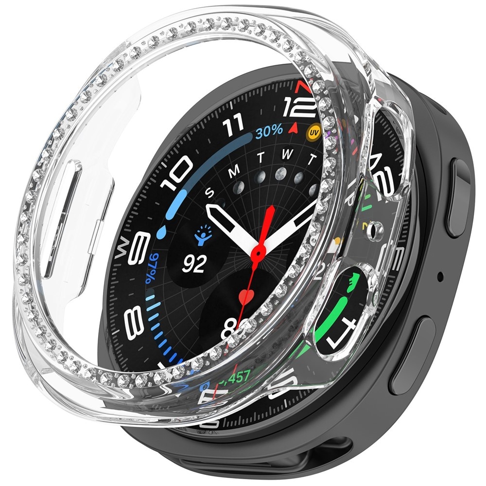 Samsung Galaxy Watch 8 40mm Rhinestone Case Transparent
