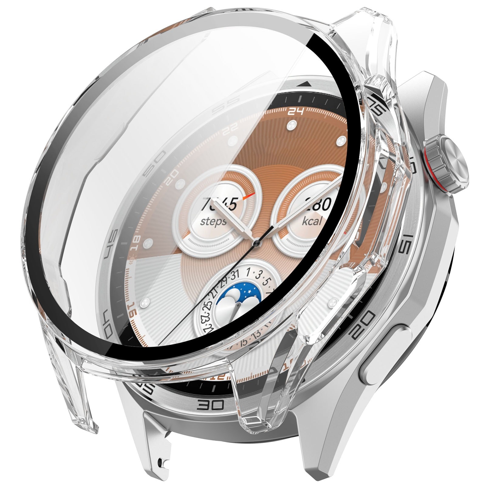 Huawei Watch GT 6 46mm Full Cover Case Transparent