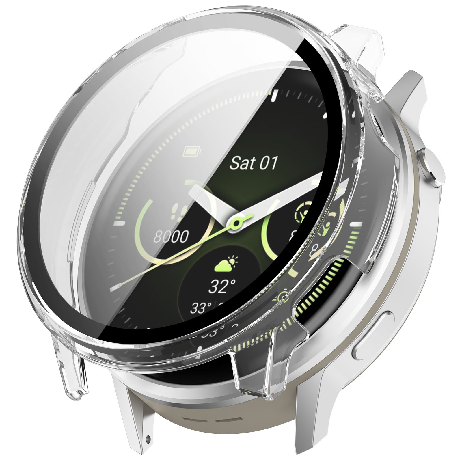 Garmin Venu 4 45mm Full Cover Case Transparent