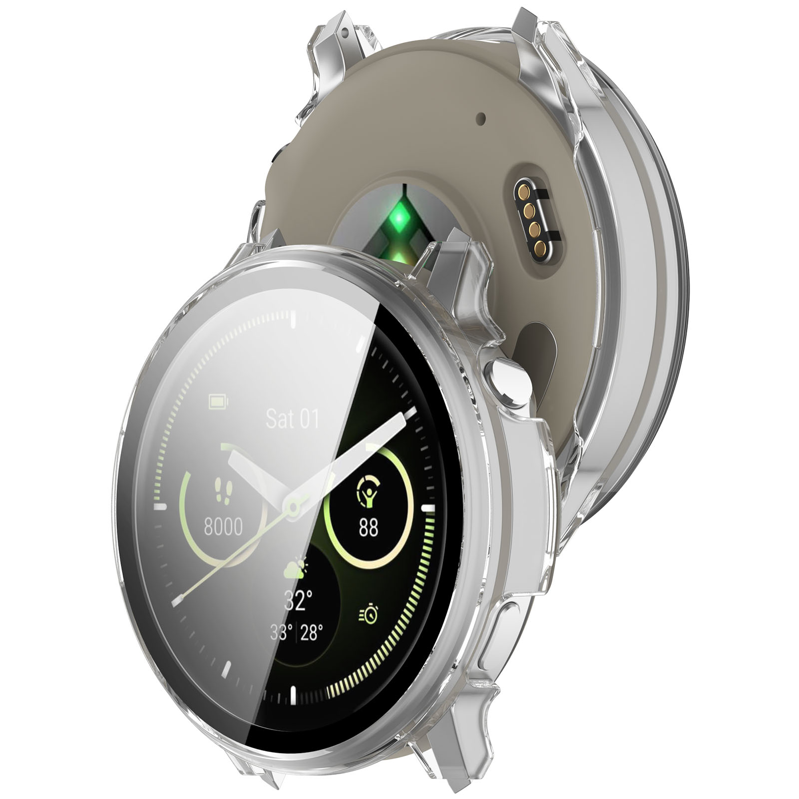 Garmin Venu 4 41mm Full Cover Case Transparent