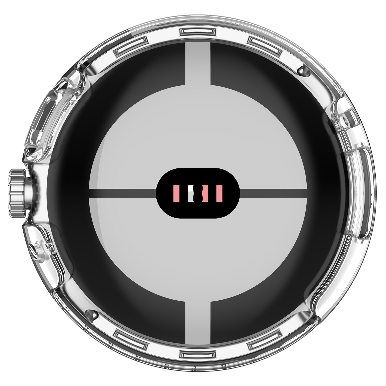 Google Pixel Watch 4 41mm Full Cover Case Transparent