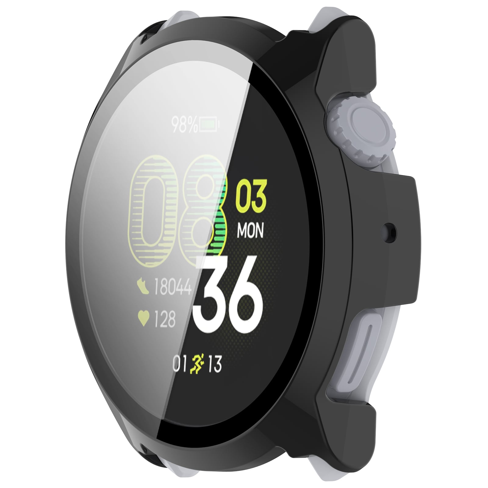 Full Cover Case Coros Pace 4 Svart