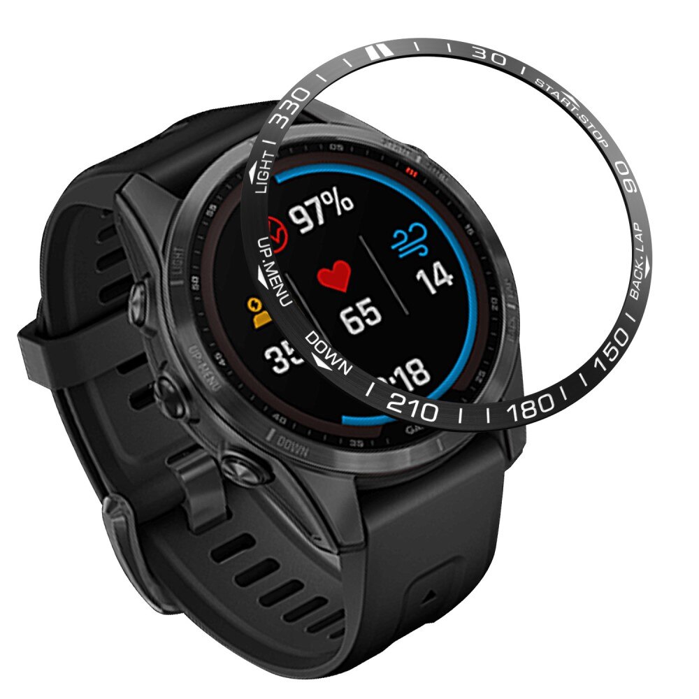 Garmin Fenix 7S Bezel Black