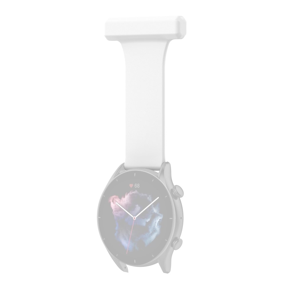 Samsung Galaxy Watch 46mm/45 mm Fob Watch Silicone White