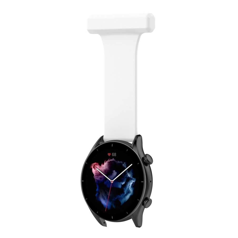 Samsung Galaxy Watch 46mm/45 mm Fob Watch Silicone White