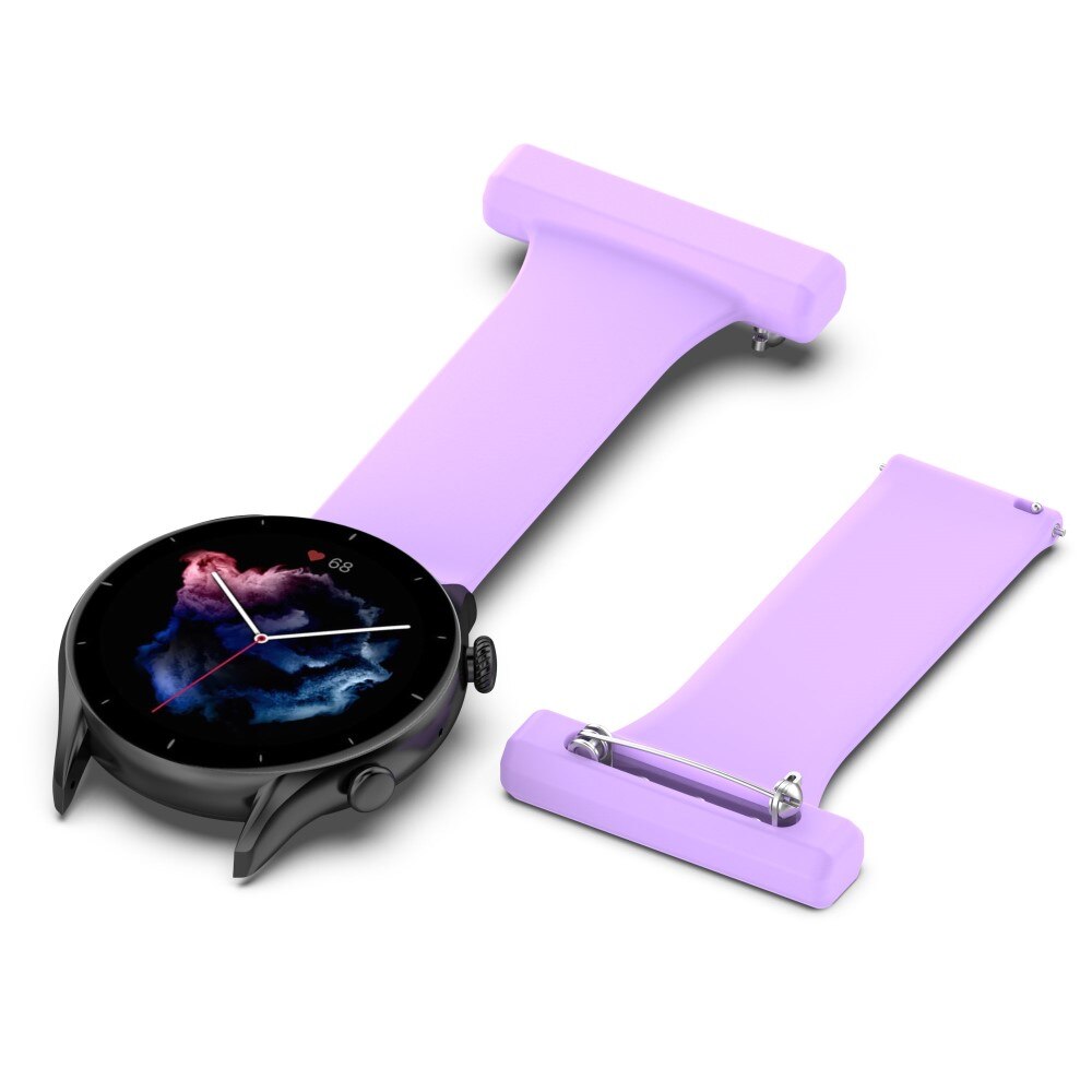 Samsung Galaxy Watch 46mm/45 mm Fob Watch Silicone Purple