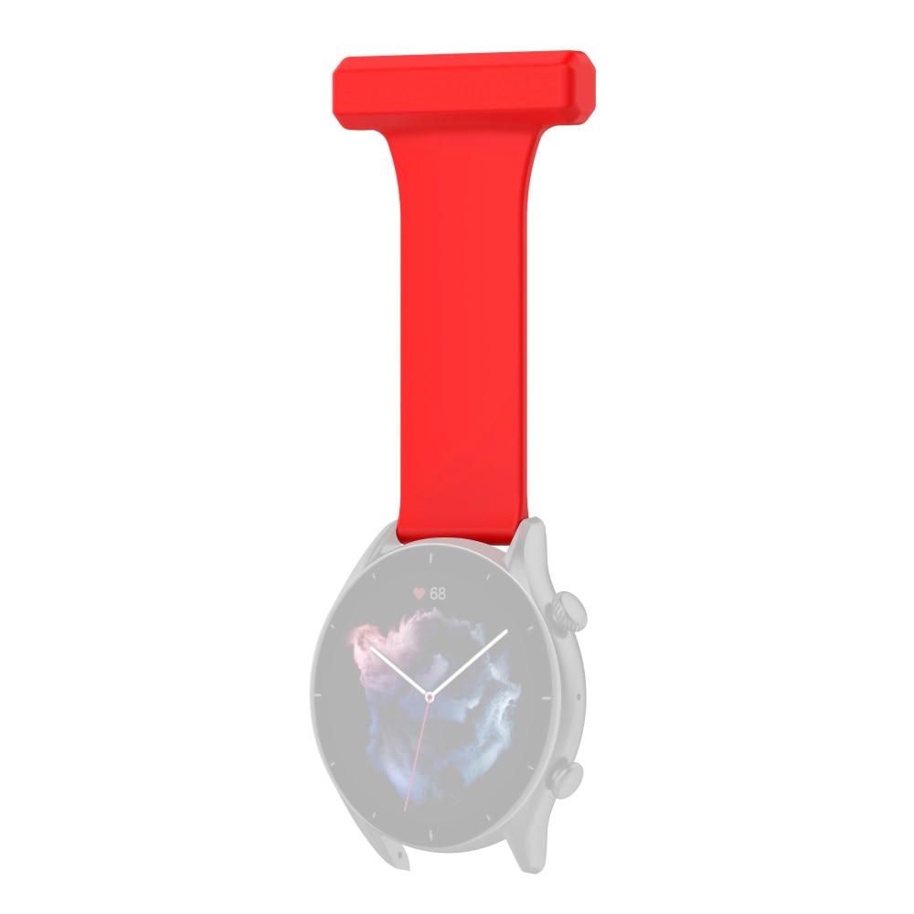 Samsung Galaxy Watch 46mm/45 mm Fob Watch Silicone Red