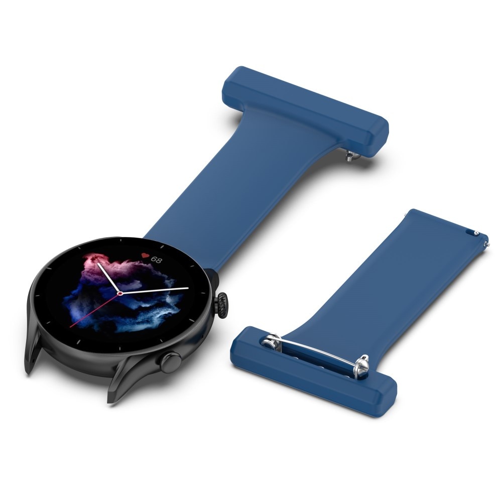 Samsung Galaxy Watch 46mm/45 mm Fob Watch Silicone Blue