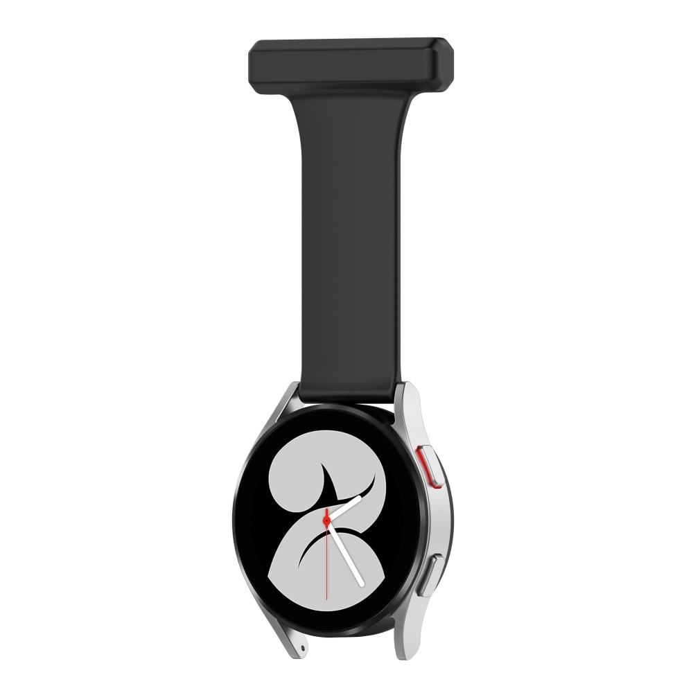 Universal 20mm Fob Watch Silicone Black