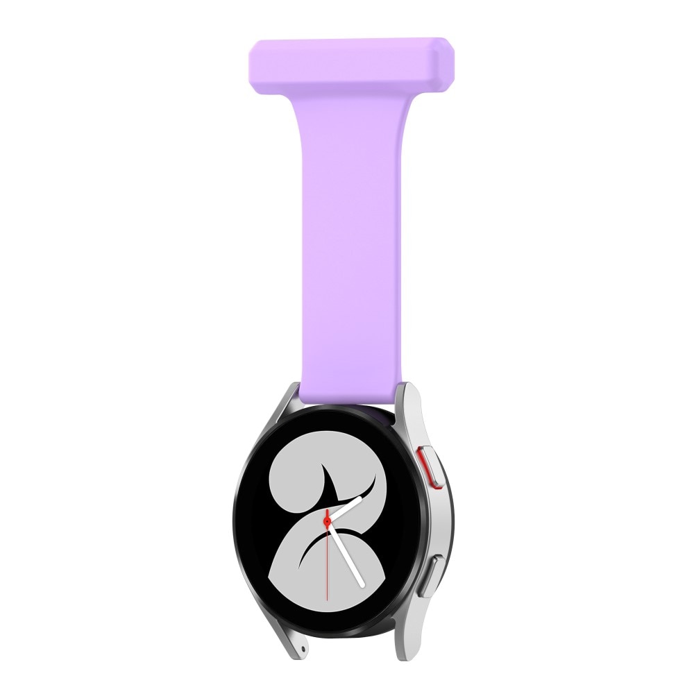 Universal 20mm Fob Watch Silicone Purple