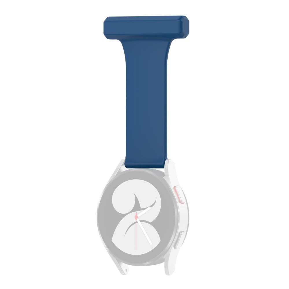 Universal 20mm Fob Watch Silicone Blue