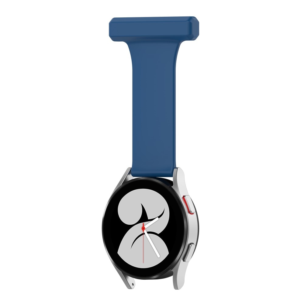 Universal 20mm Fob Watch Silicone Blue