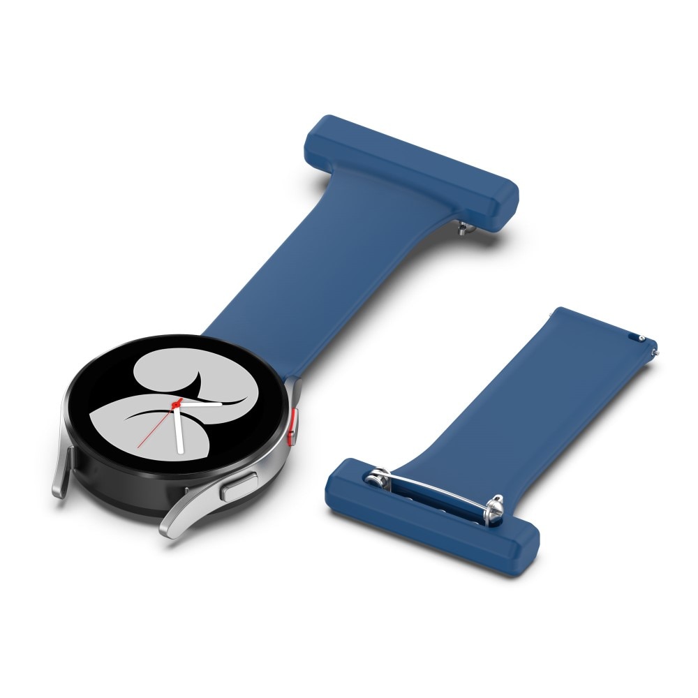 Universal 20mm Fob Watch Silicone Blue