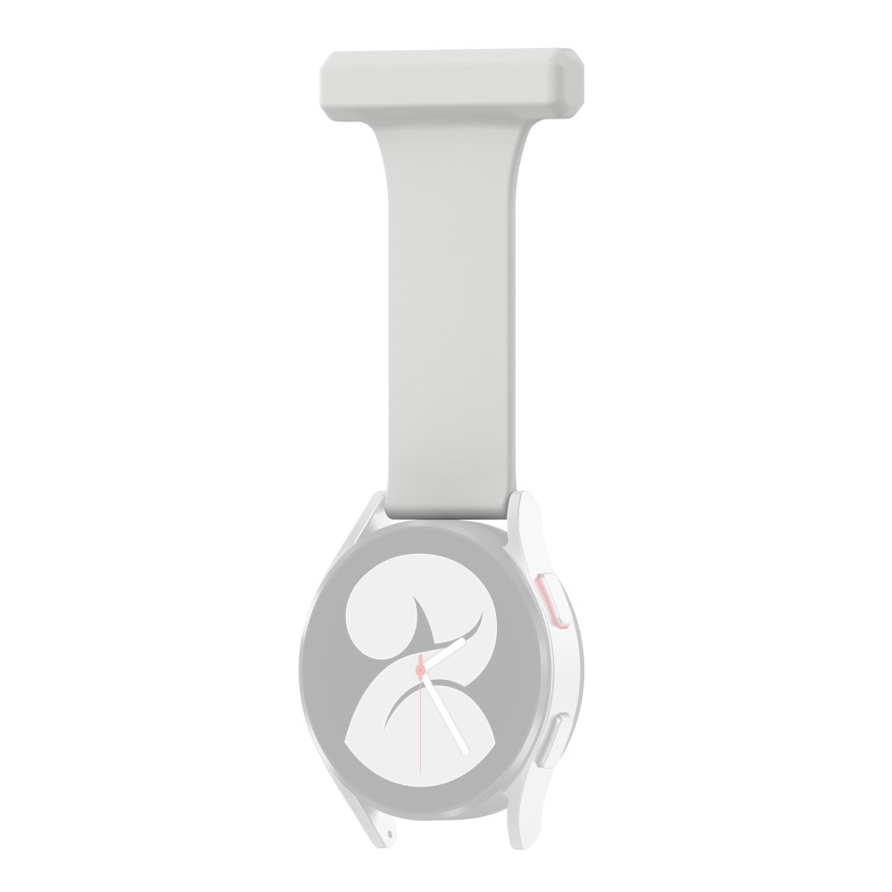 Universal 20mm Fob Watch Silicone Grey